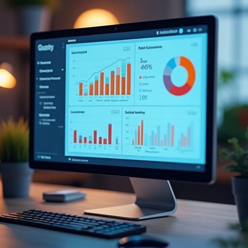 Retail analytics screen